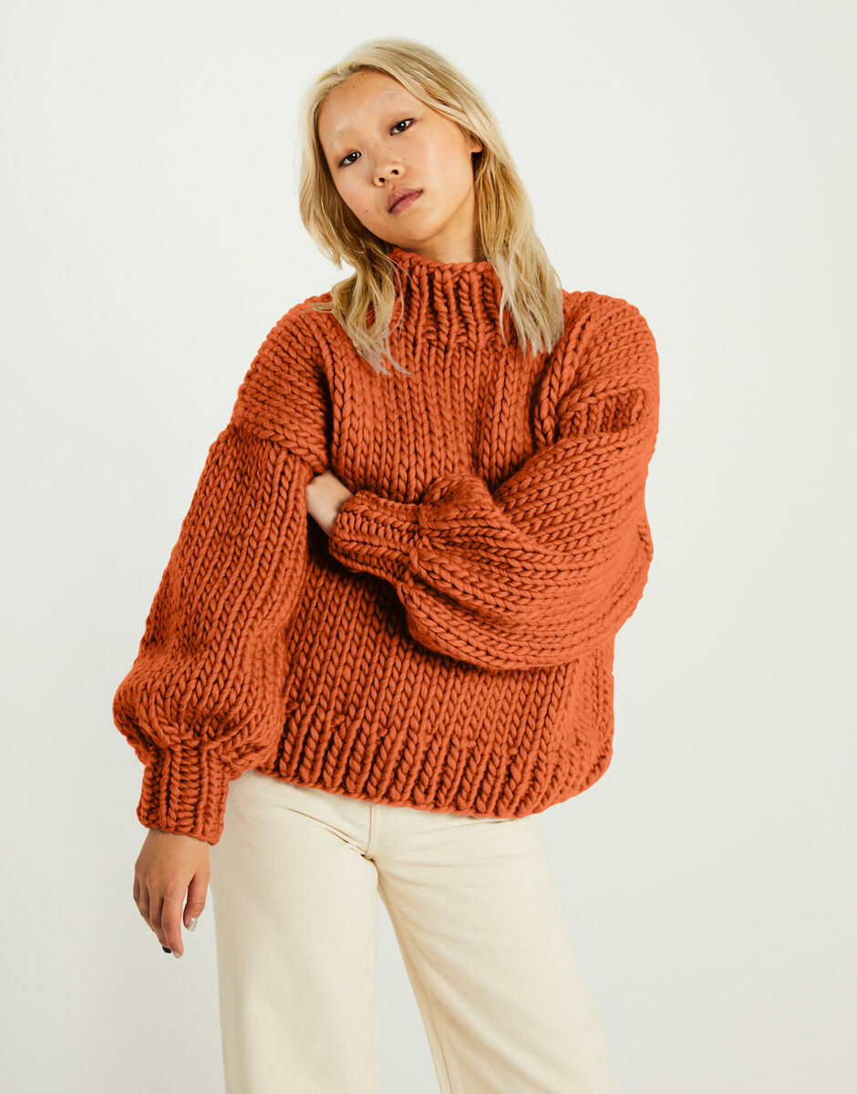 Sometimes Sweater Earthy Orange