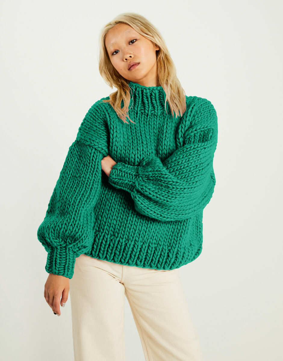 Sometimes Sweater Emerald Green