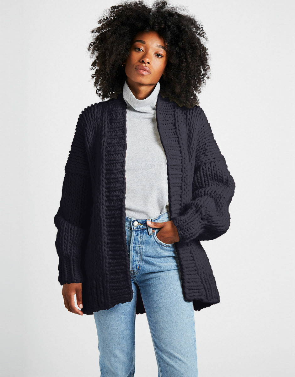 Hero Cardigan Midnight Blue