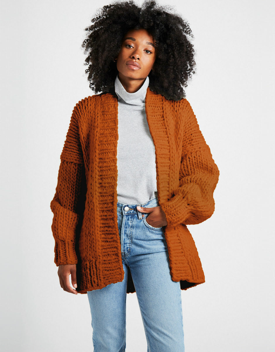 Hero Cardigan Cinnamon Dust