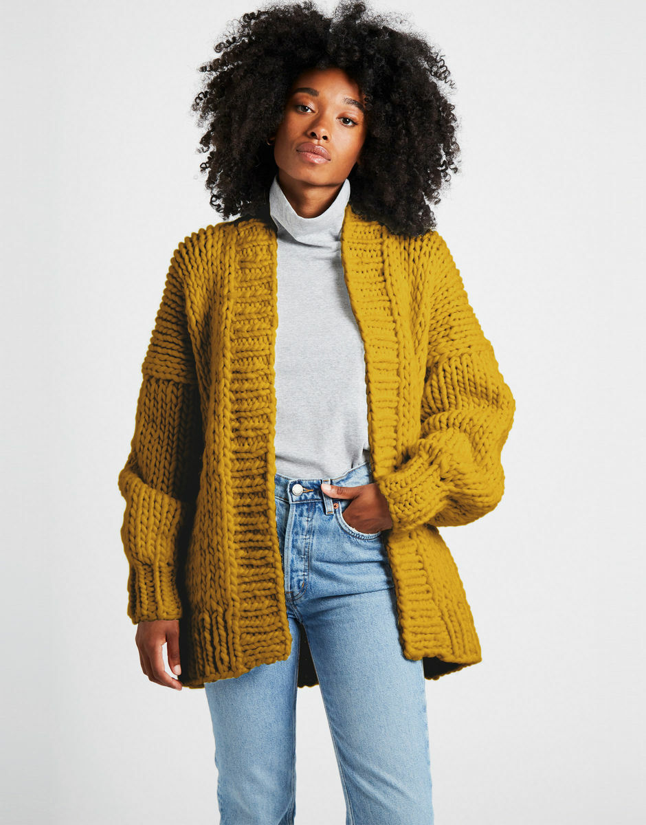 Hero Cardigan Bronzed Olive