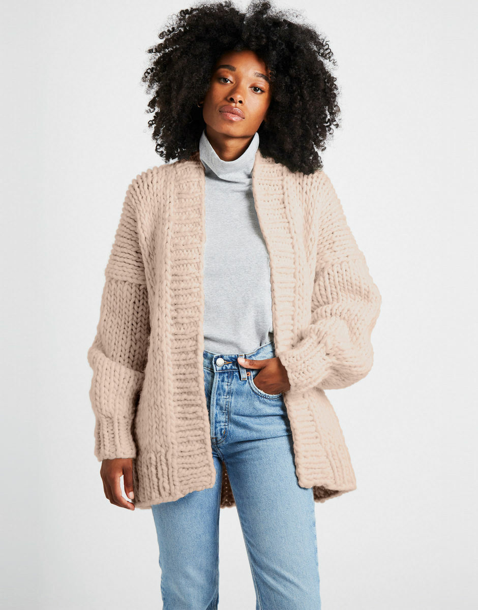 Hero Cardigan Cameo Rose
