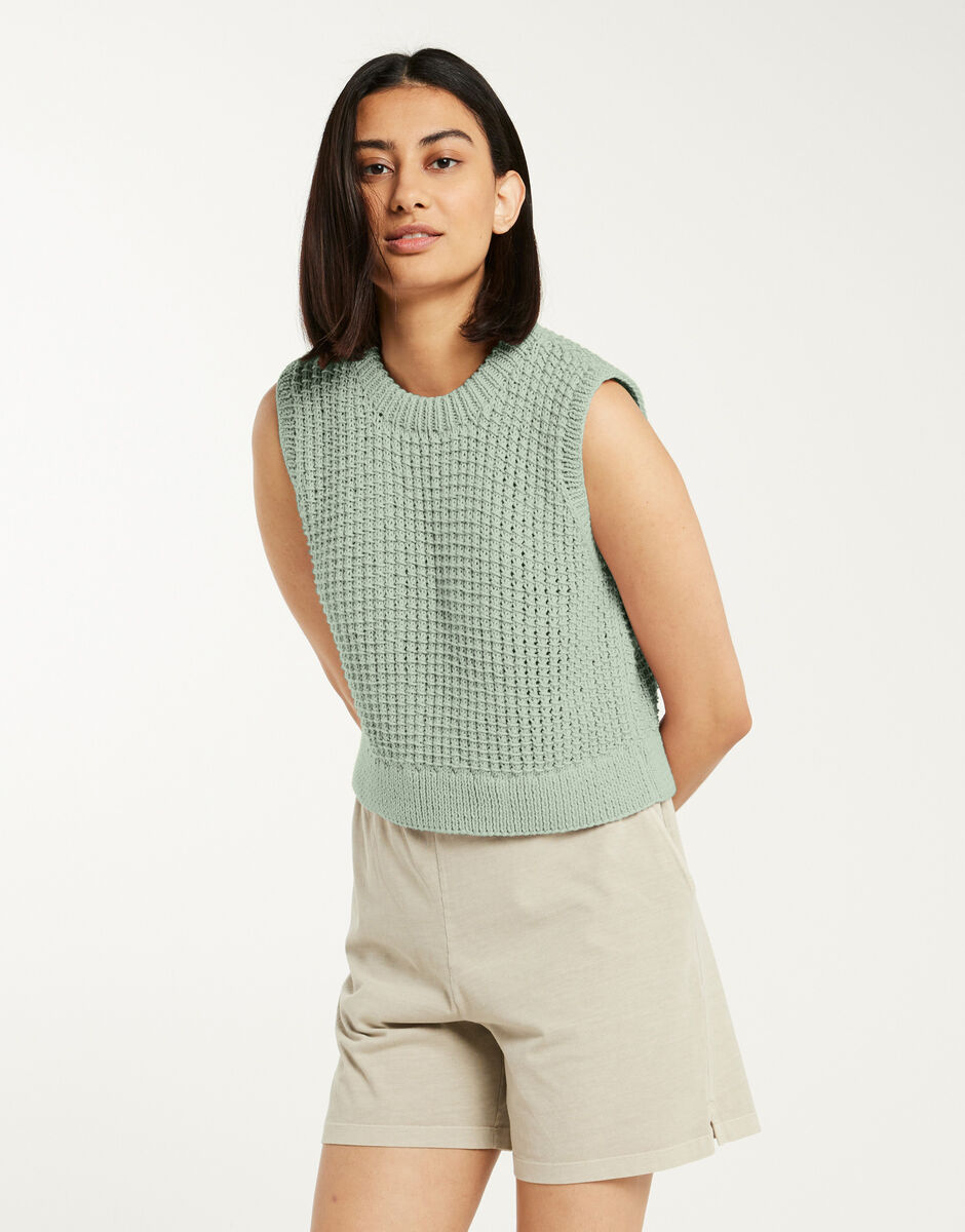 Summer Girl Tank Eucalyptus Green