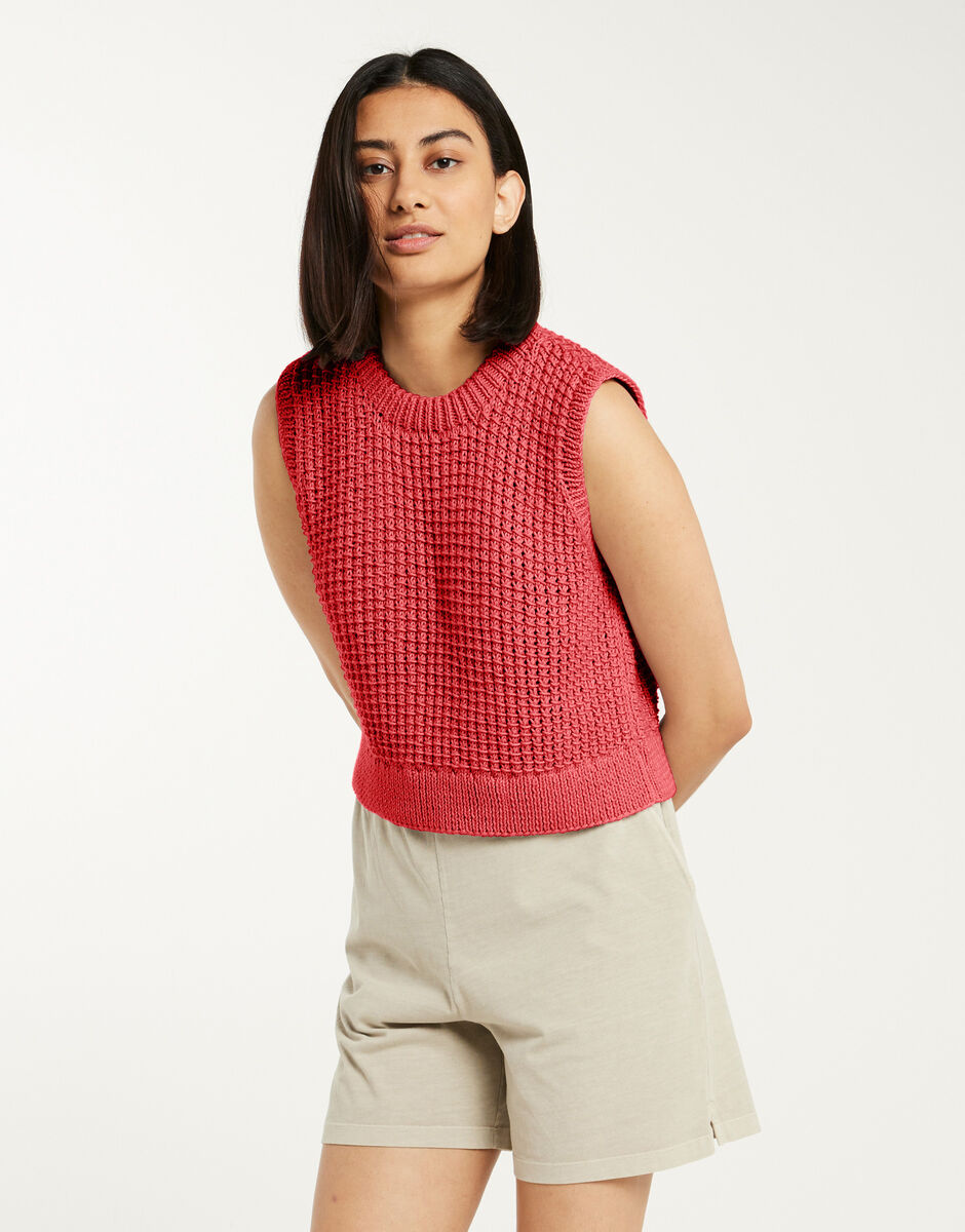 Summer Girl Tank Lipstick Red