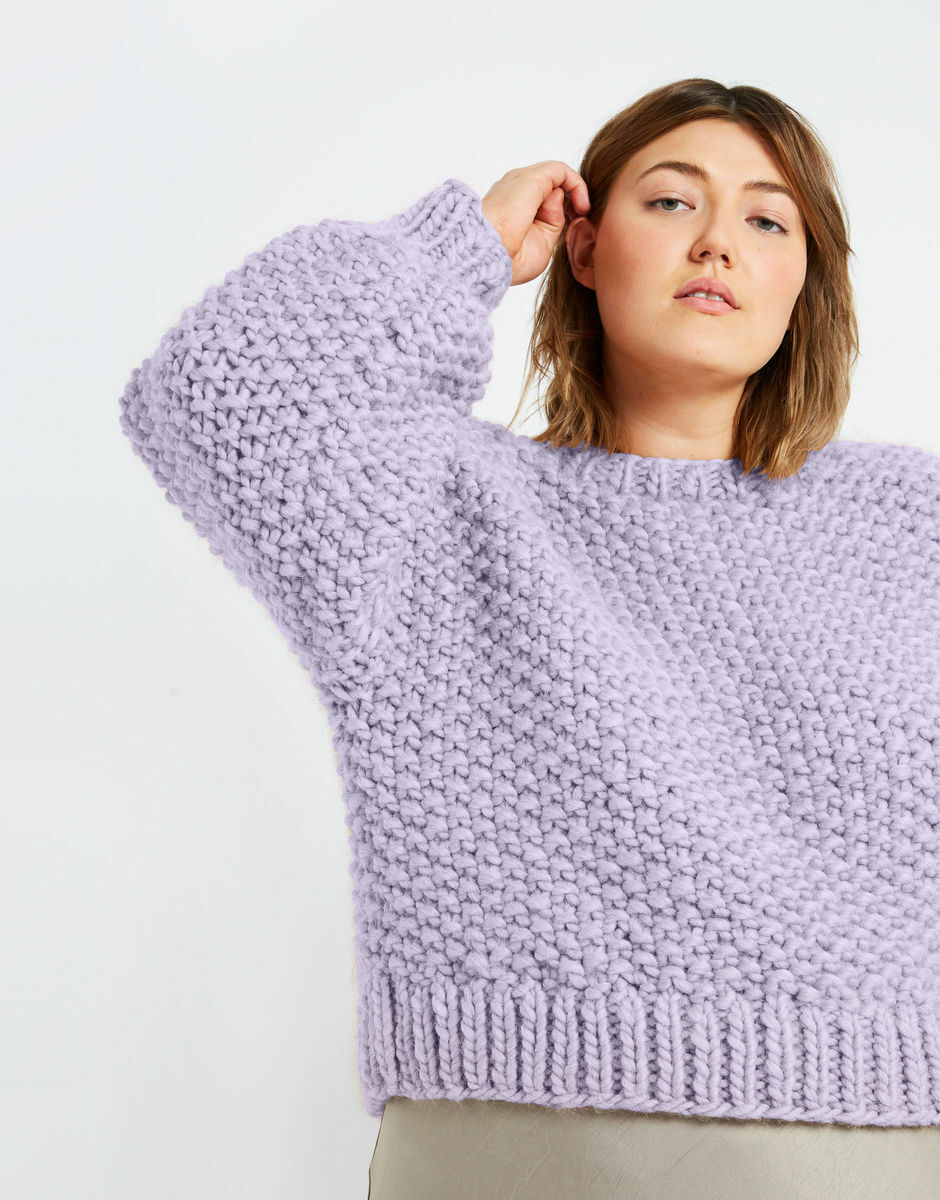 Amanda Sweater Lilac Powder