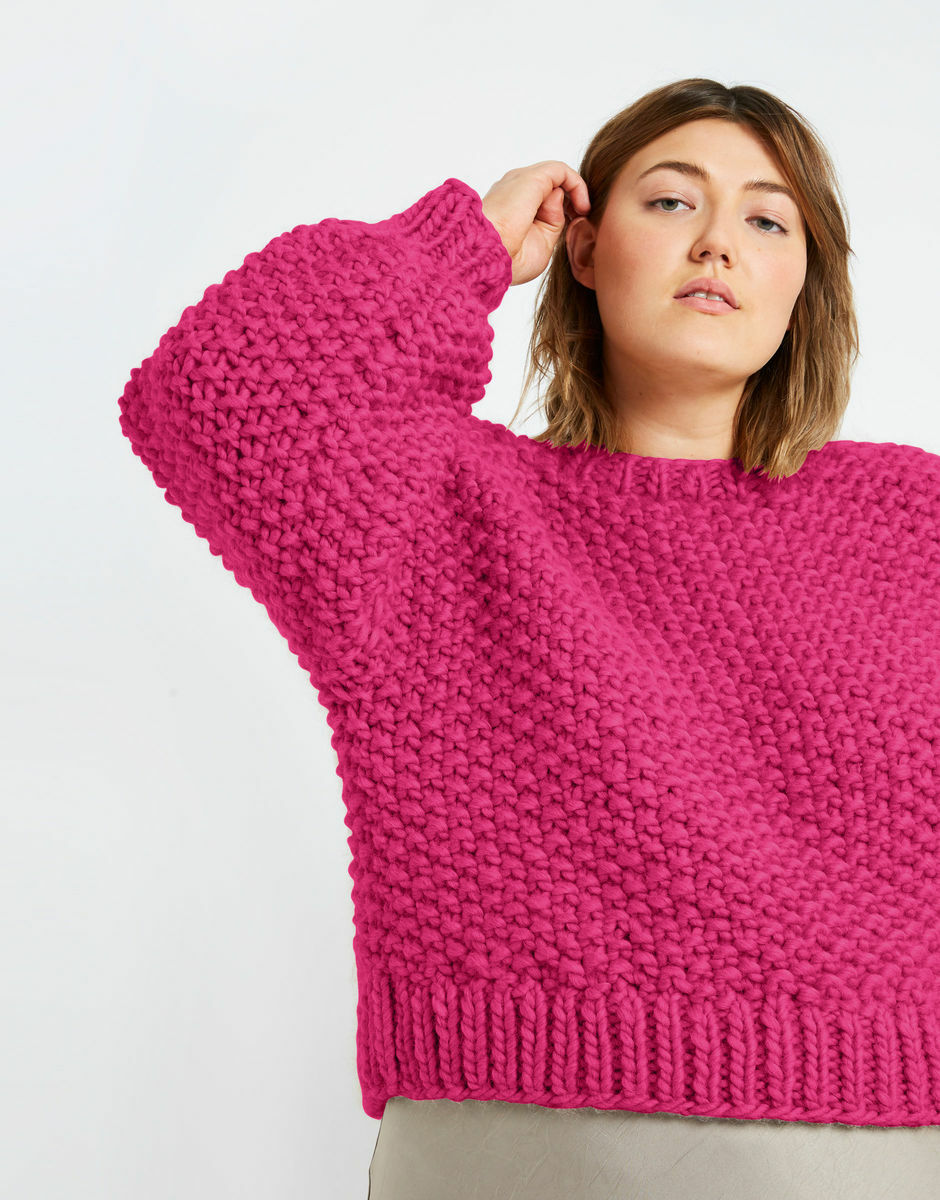 Amanda Sweater Hot Punk Pink