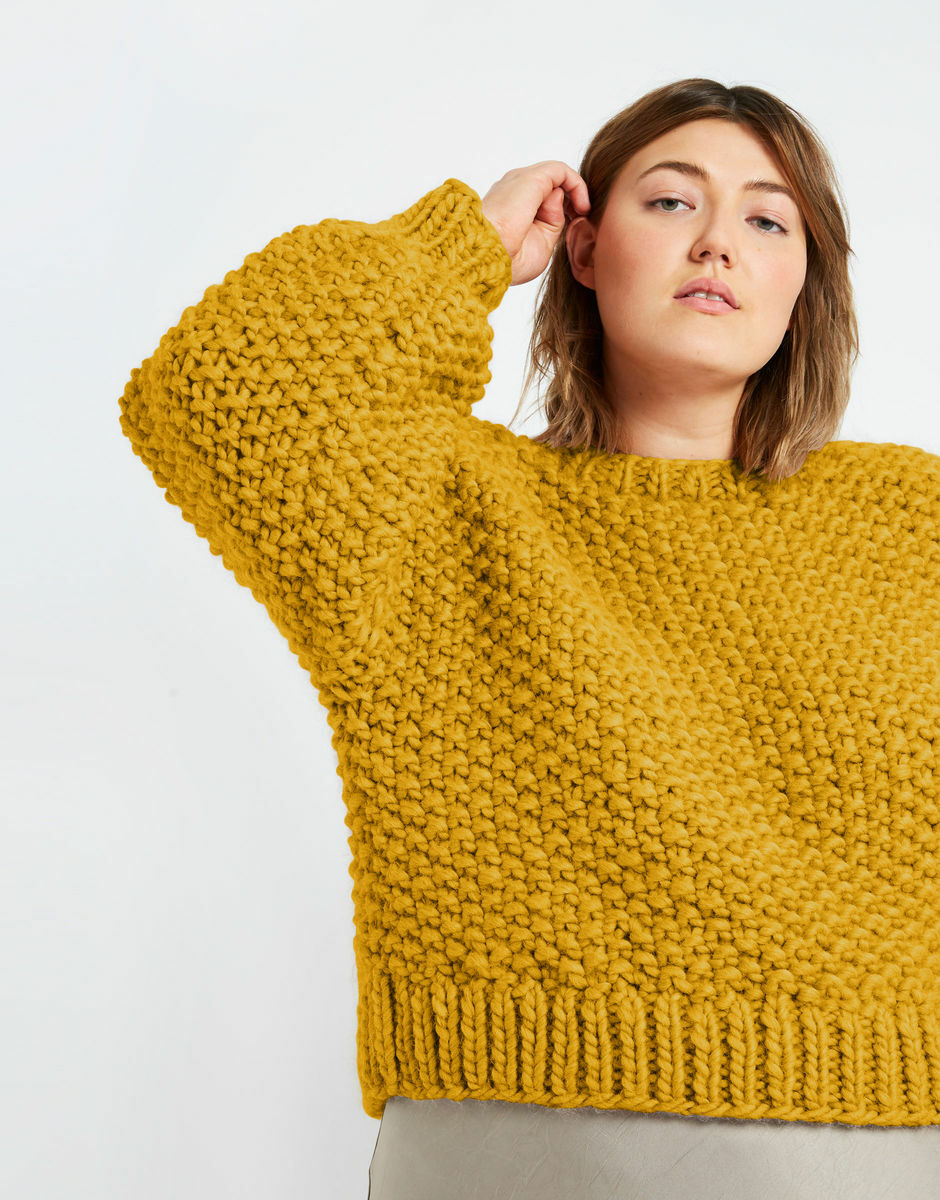 Amanda Sweater Mustard Sally
