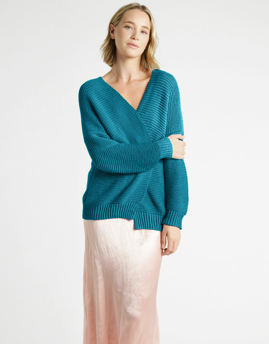 Vivienne Cardigan Turquoise Waters