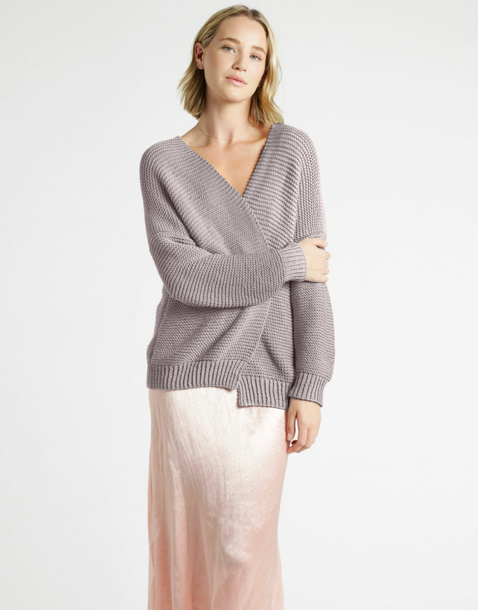 Vivienne Cardigan Timber Wolf