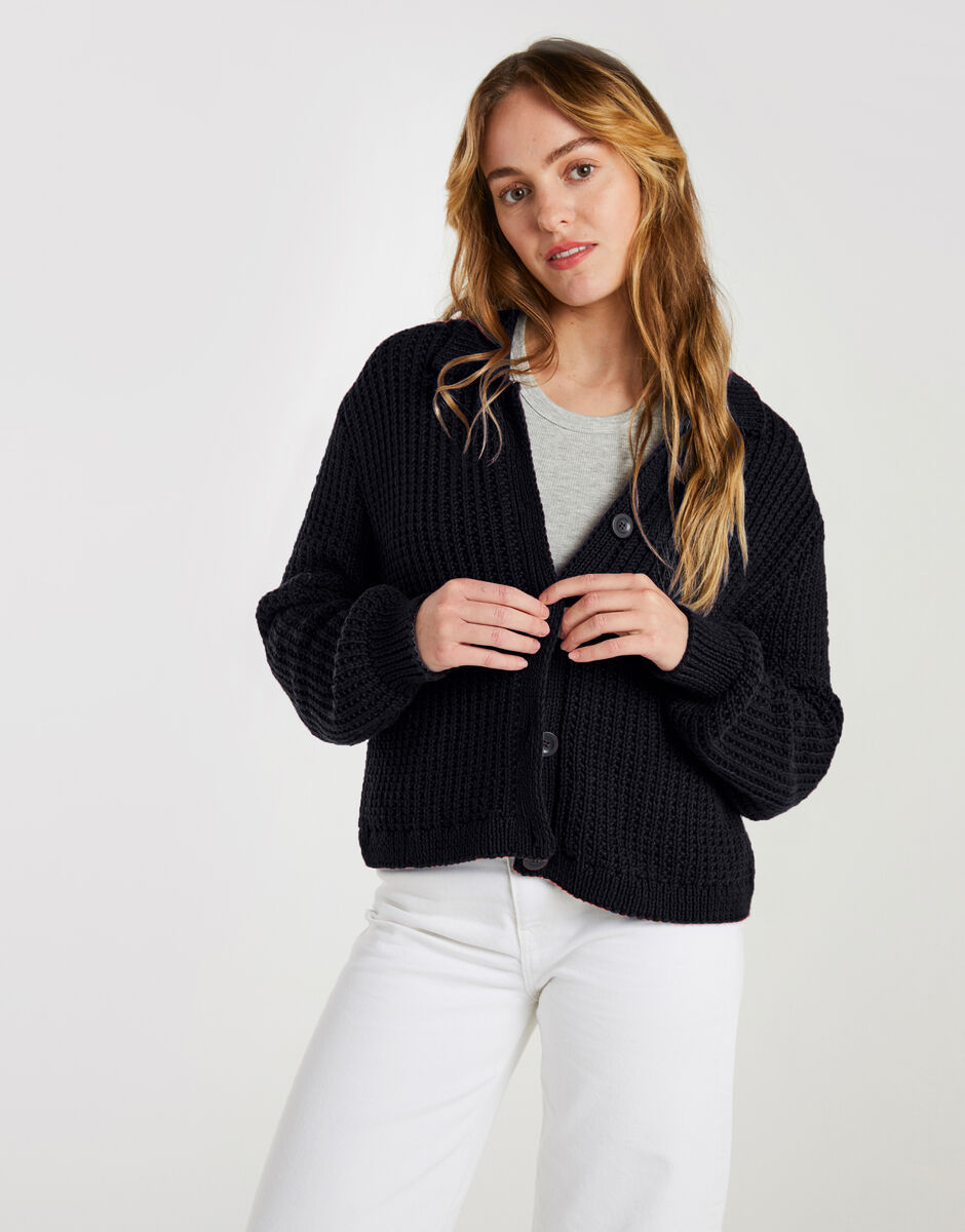 Outlast Cardigan Cinder Black