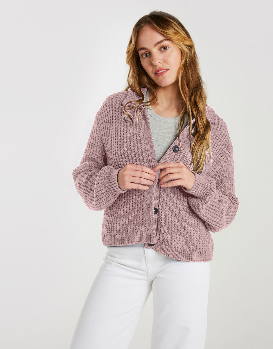 Outlast Cardigan Mellow Mauve