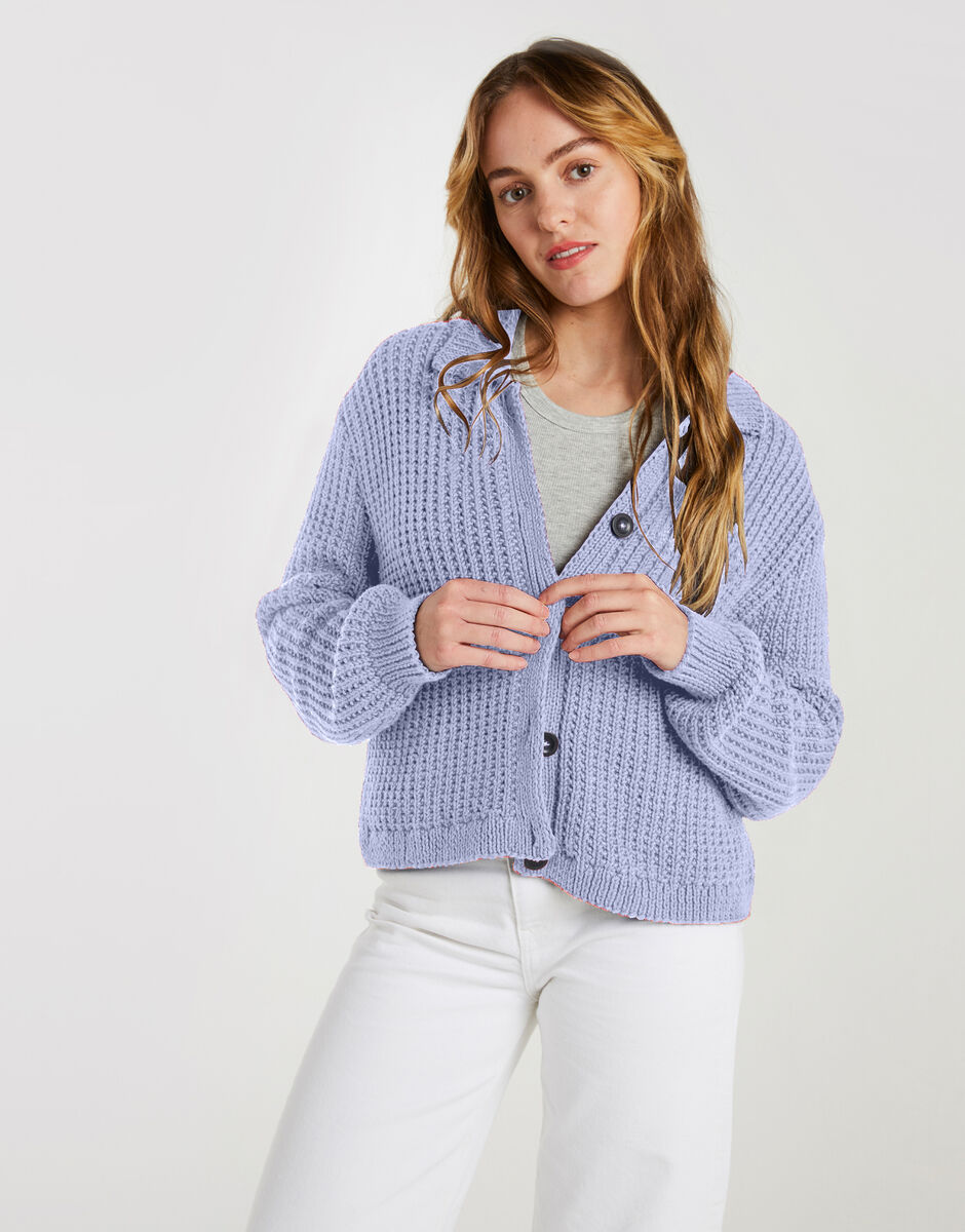 Outlast Cardigan Purple Haze