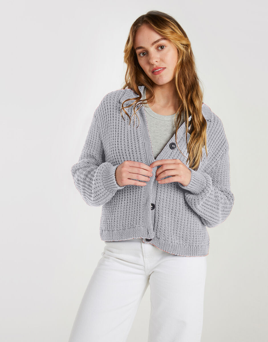 Outlast Cardigan Jog Grey