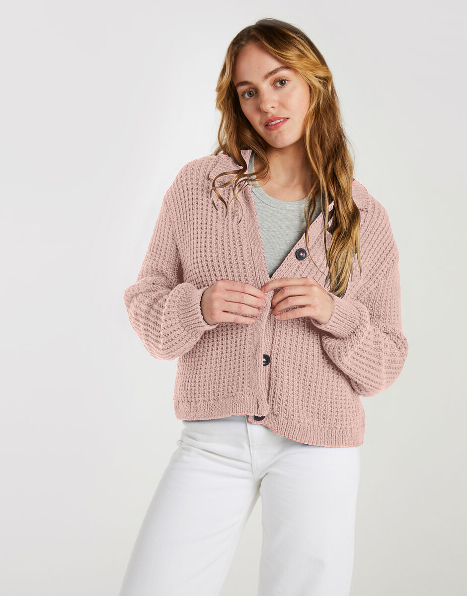 Outlast Cardigan Cameo Rose