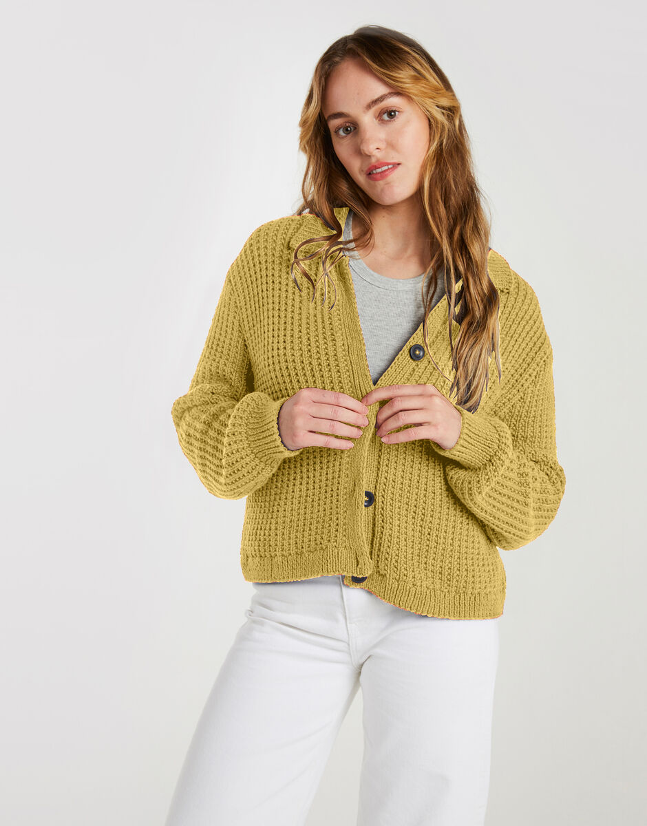 Outlast Cardigan Chalk Yellow
