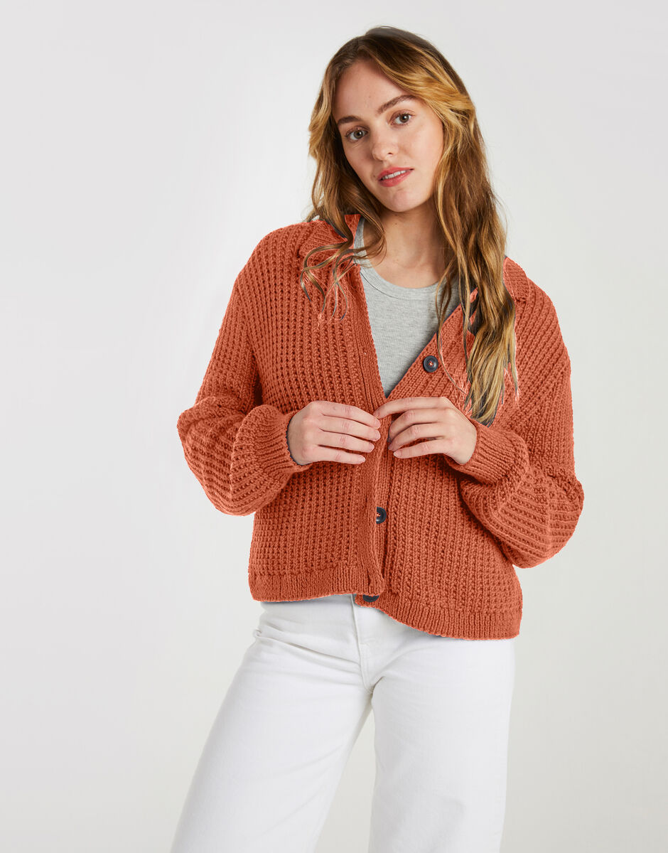 Outlast Cardigan Bazaar Orange