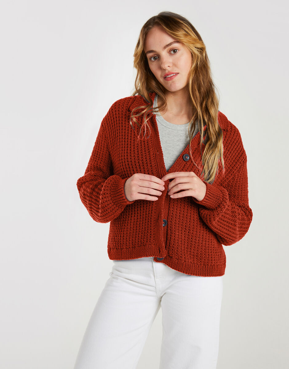 Outlast Cardigan Cinnamon Dust