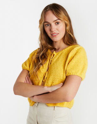 Cardigan Primavera Soleil Yellow