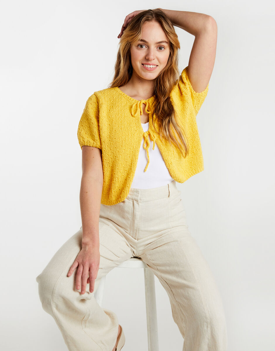 Primavera Cardigan Soleil Yellow
