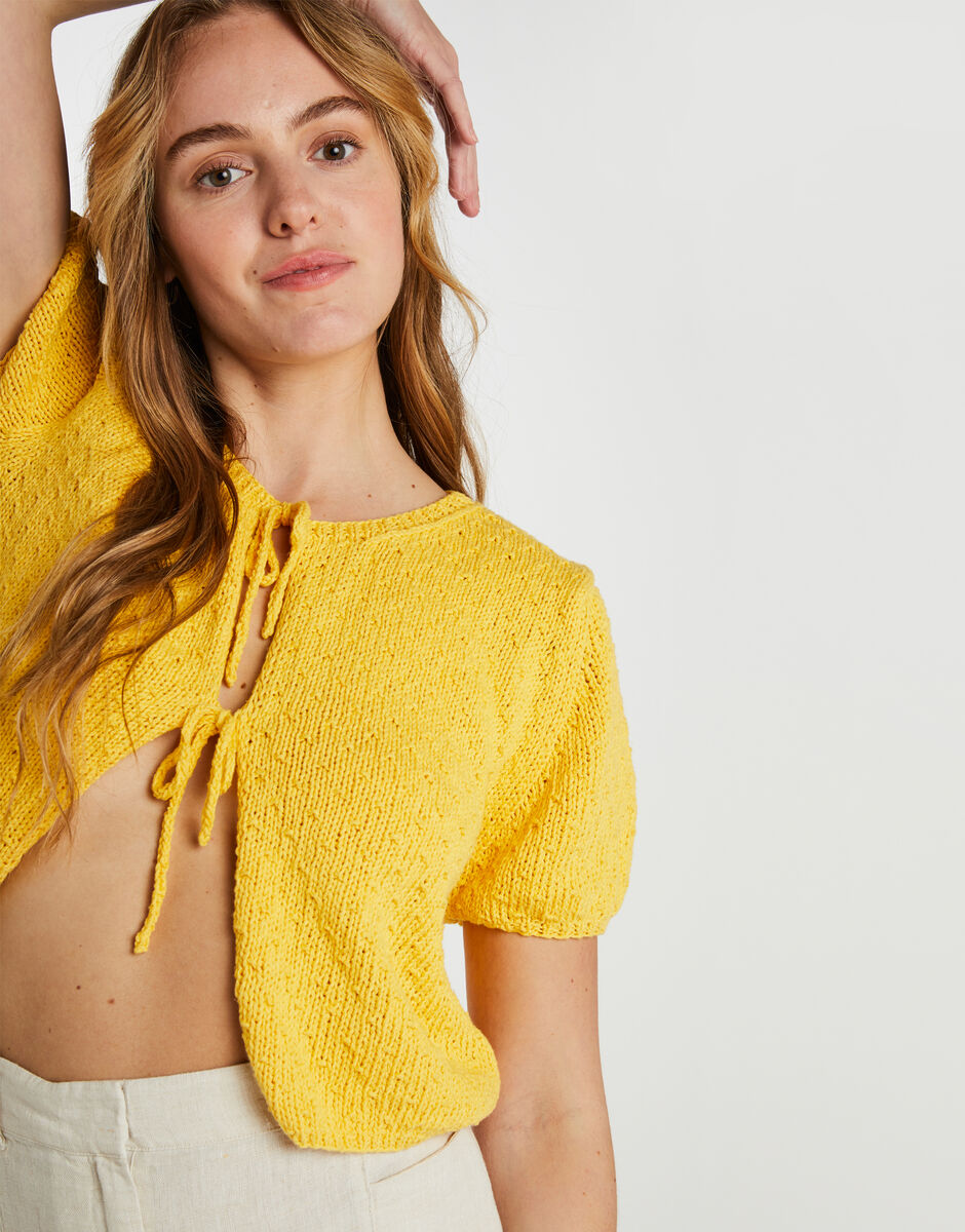 Primavera Cardigan Soleil Yellow