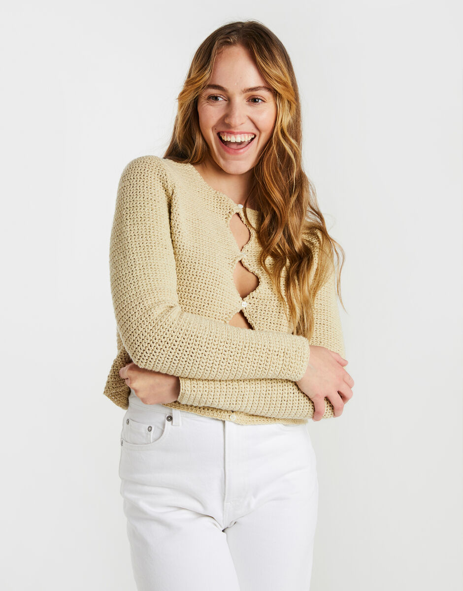 Onda Cardigan Pistachio Green
