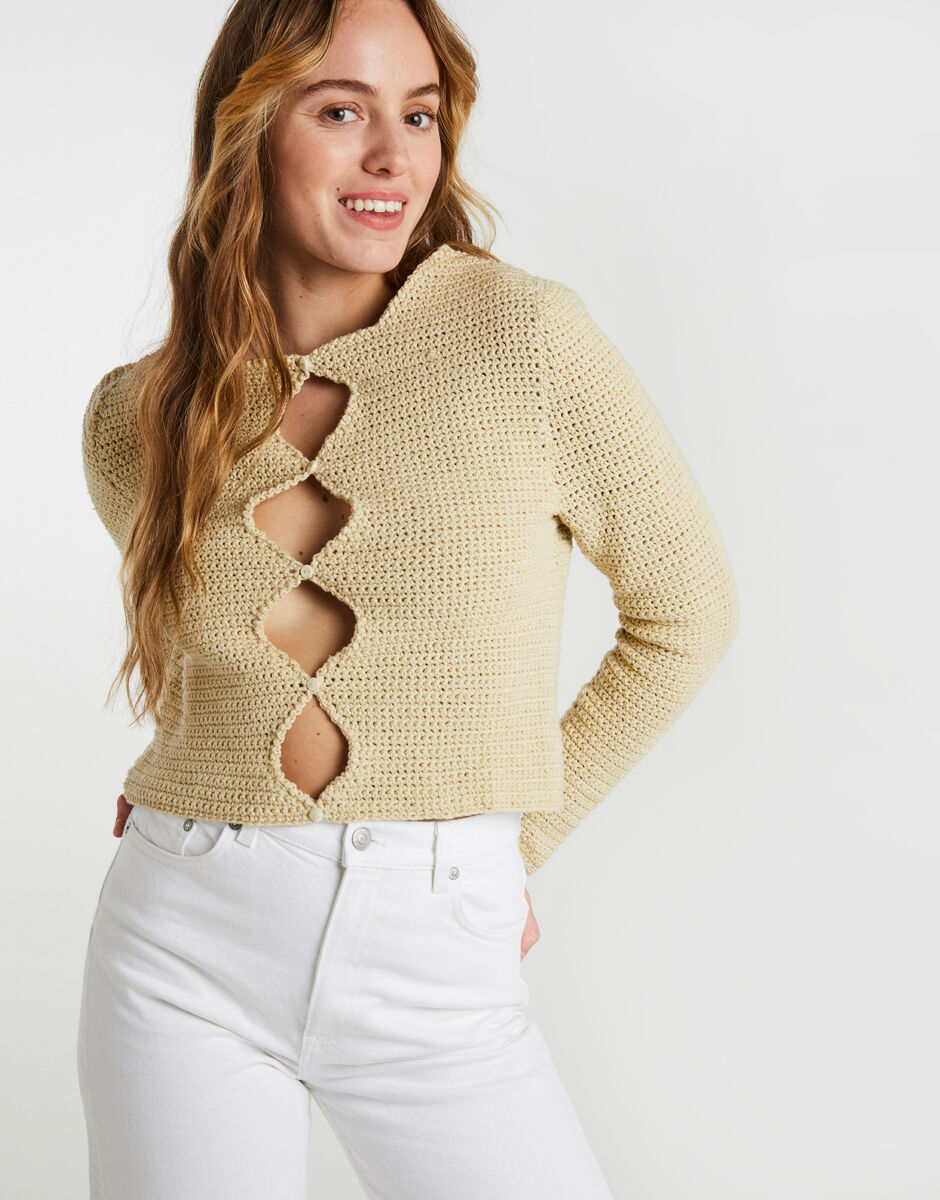 Onda Cardigan Pistachio Green