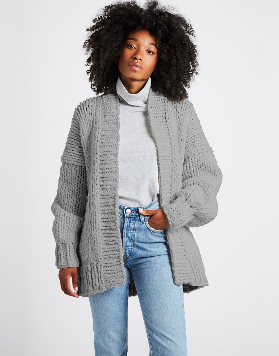 Cassy Cardigan Sky Grey