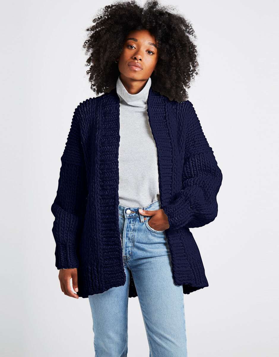 Cassy Cardigan Cosmic Blue