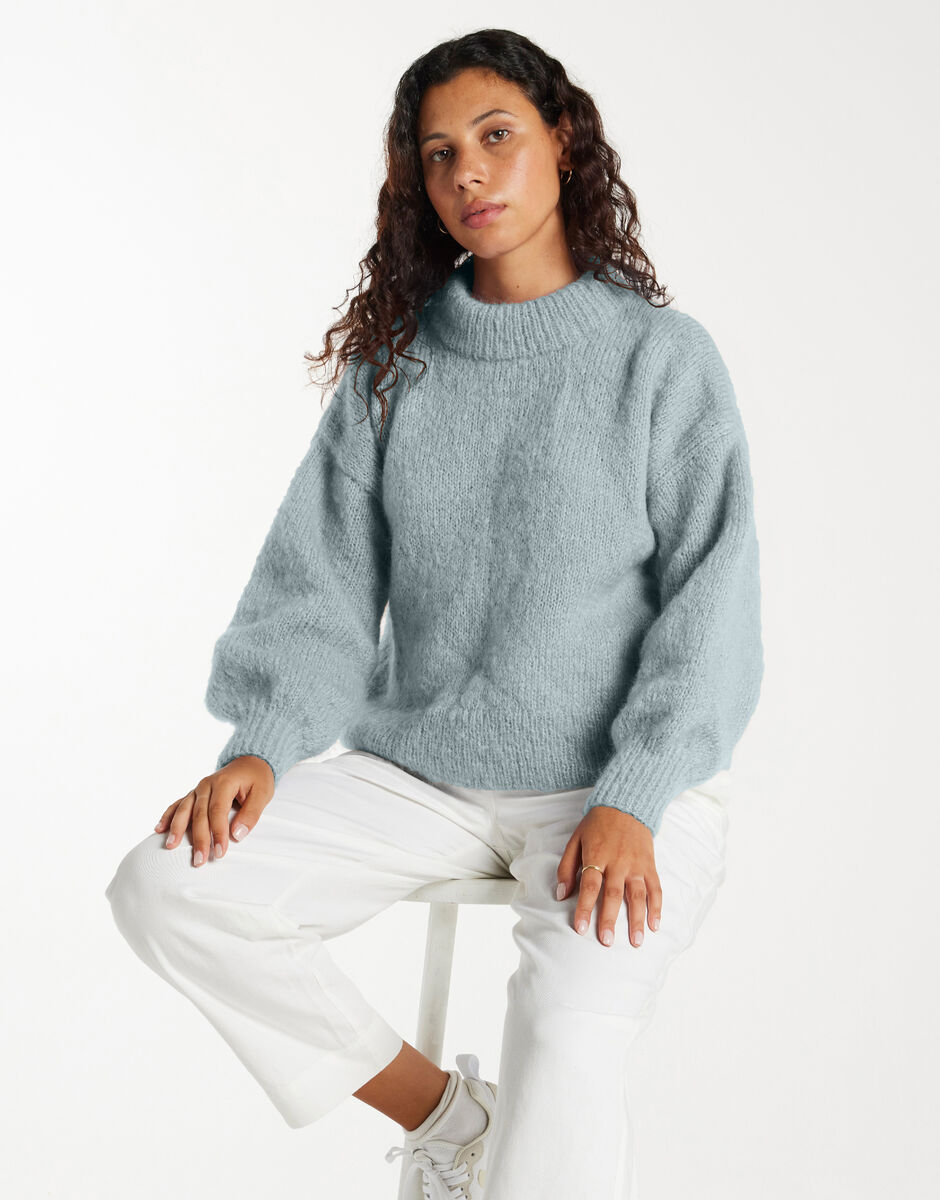 Be Mine Sweater Blue Chalk