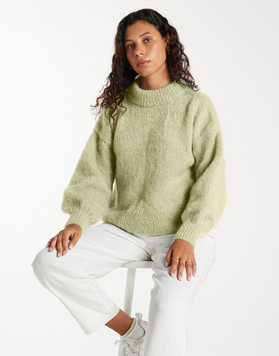 Be Mine Sweater Lime Sherbet
