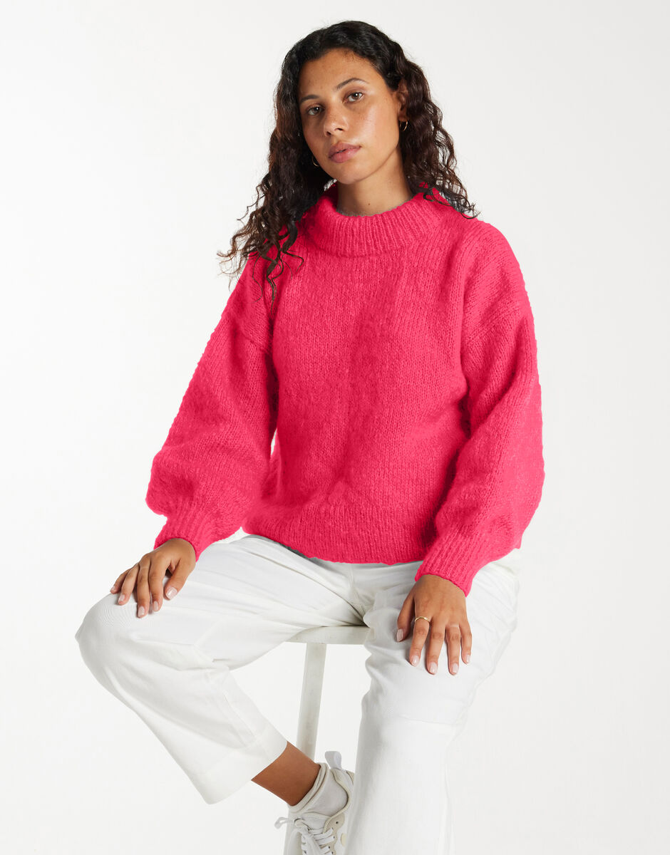 Be Mine Sweater Hot Punk Pink