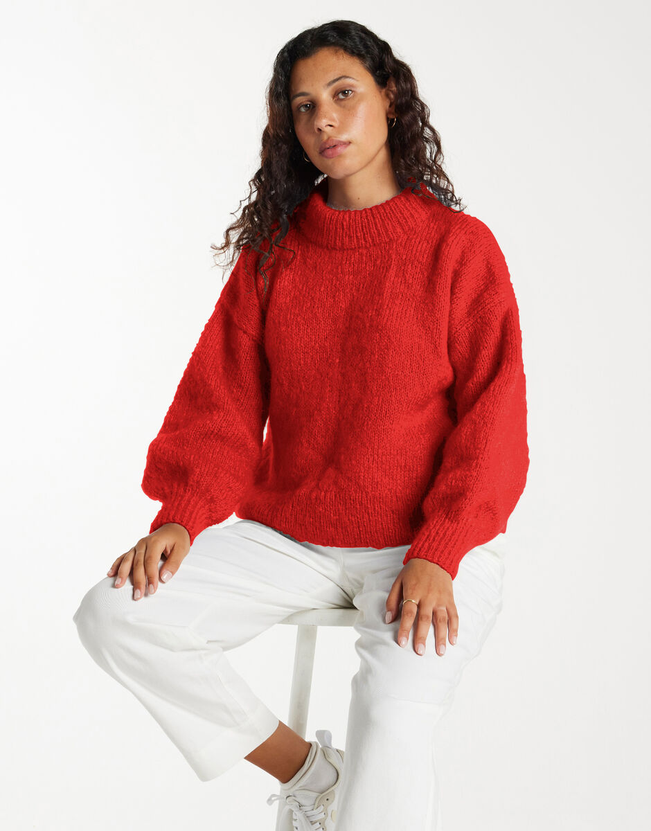Be Mine Sweater Lipstick Red