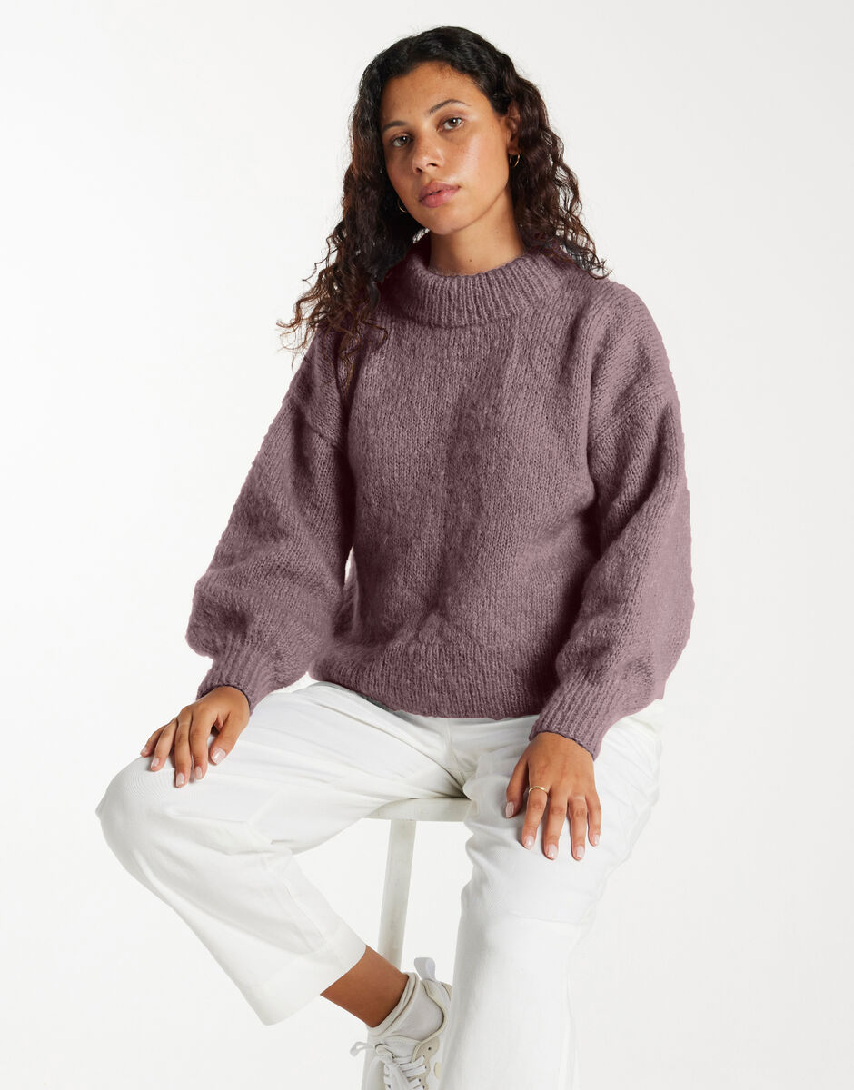 Be Mine Sweater Misty Mauve