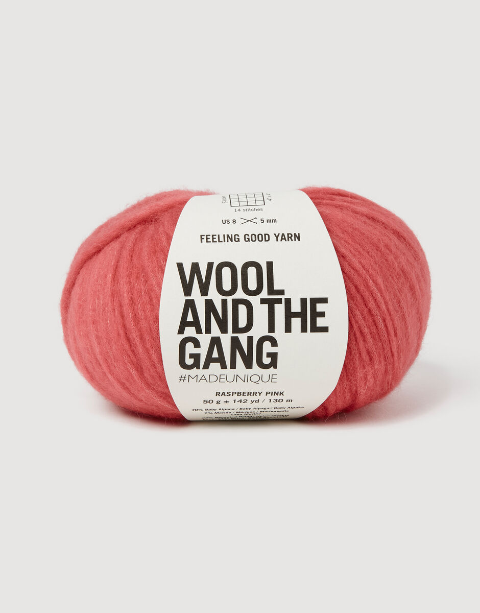Feeling Good Yarn Raspberry Pink