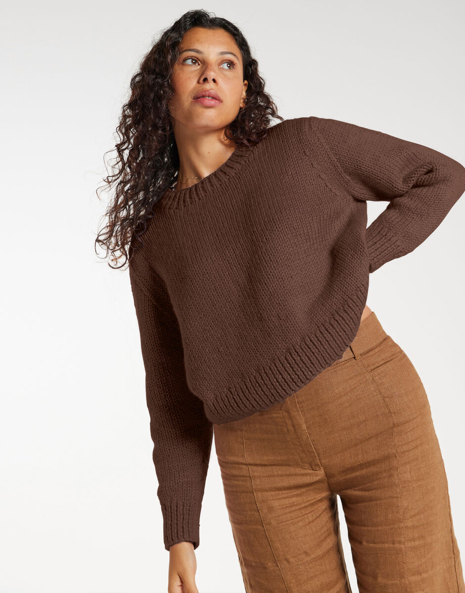 Pull Happier Walnut Brown