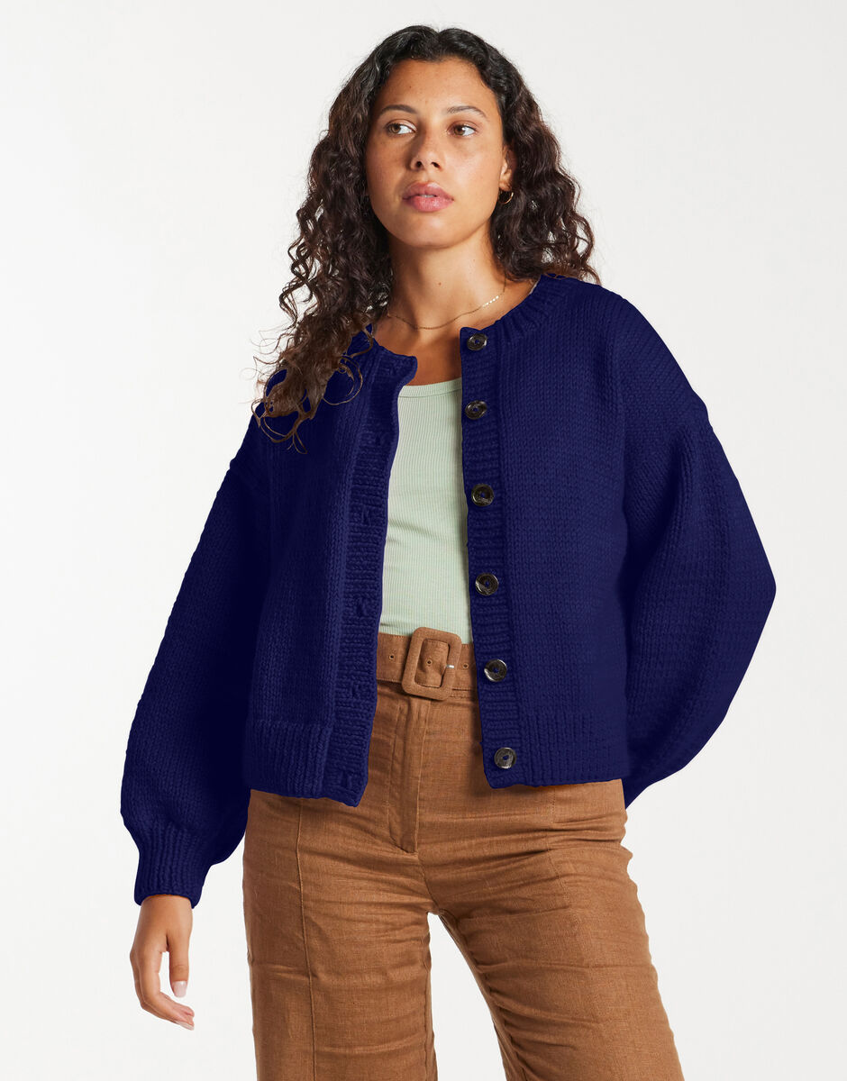 Good for You Cardigan Midnight Blue