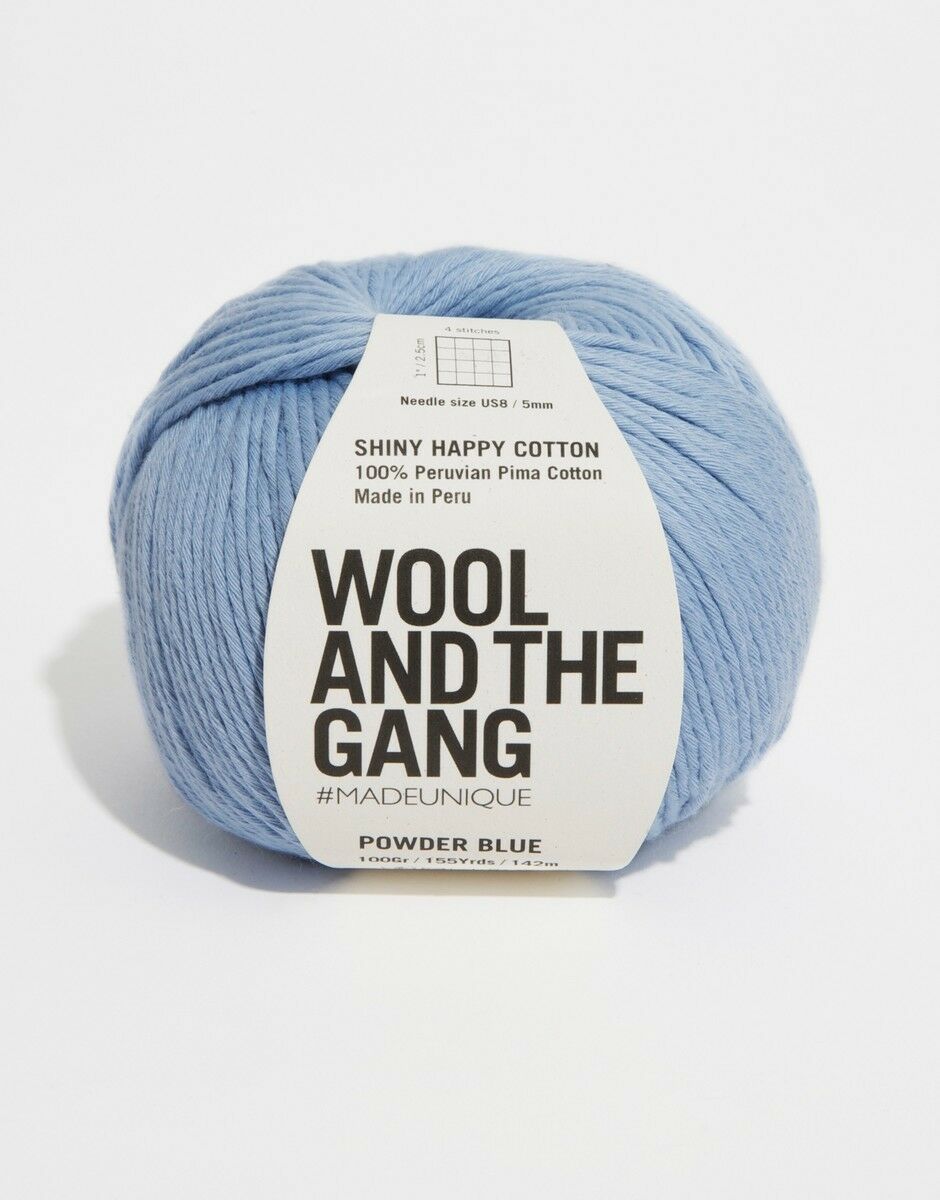 Shiny Happy Cotton - 6 Knäuel Powder Blue