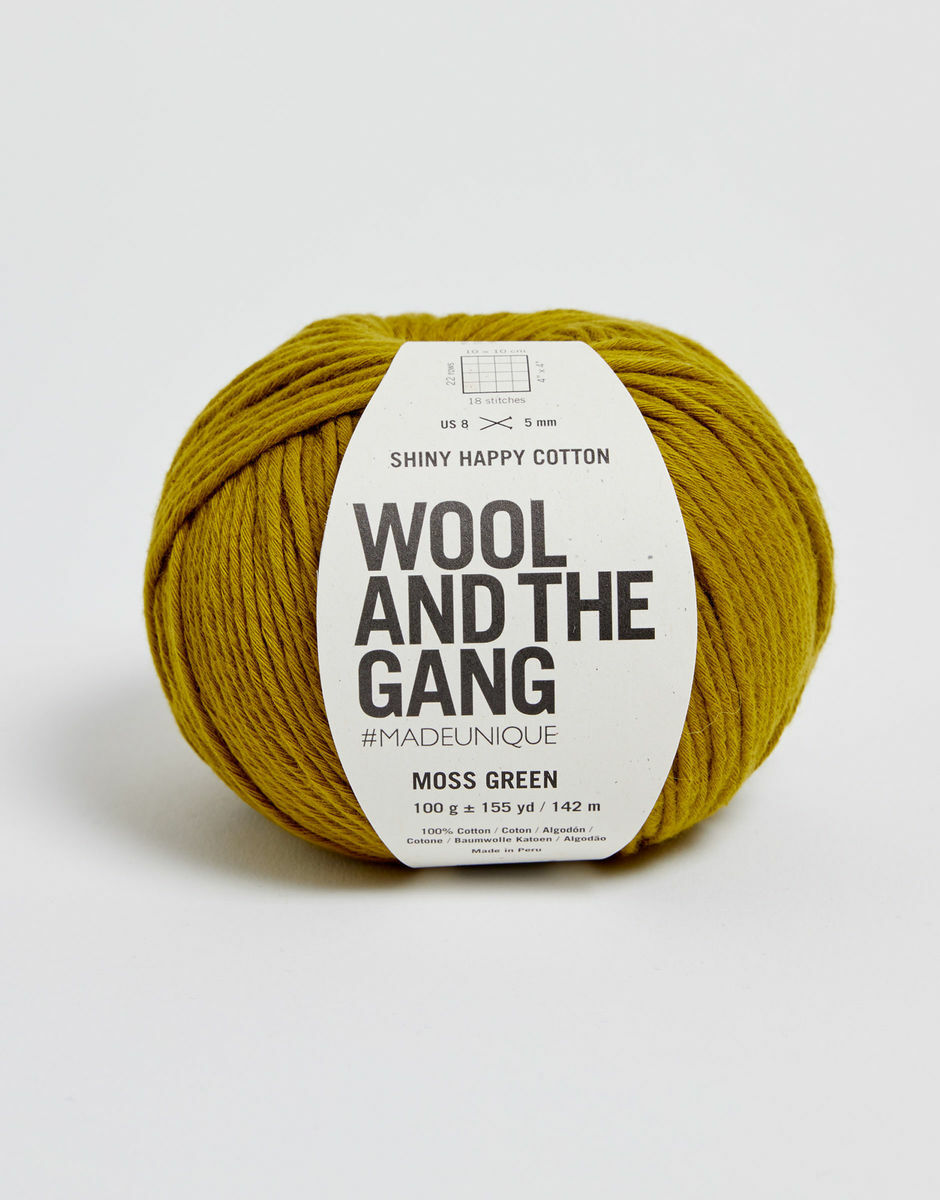 Shiny Happy Cotton - 6 Knäuel Moss Green