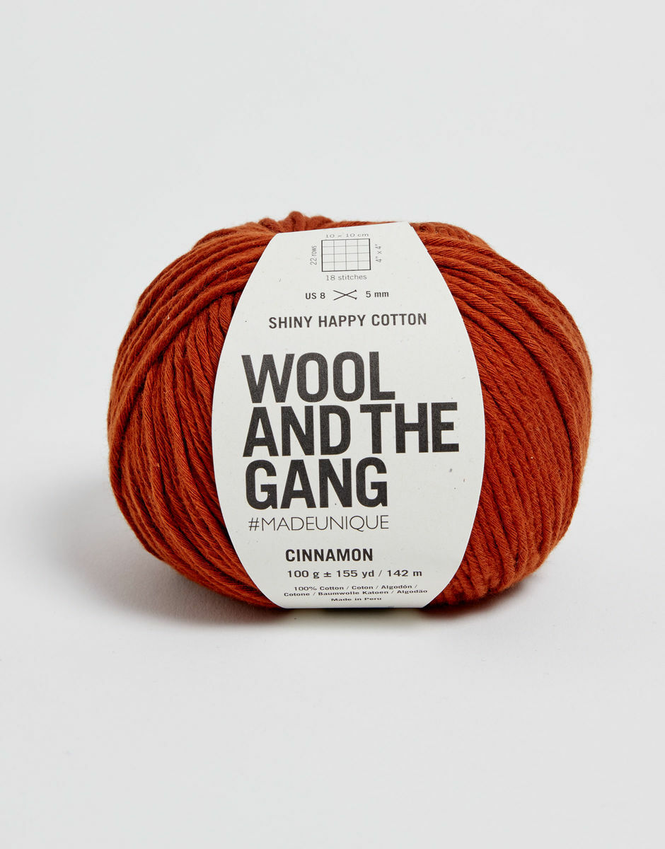 Shiny Happy Cotton - 6 Knäuel Cinnamon Dust