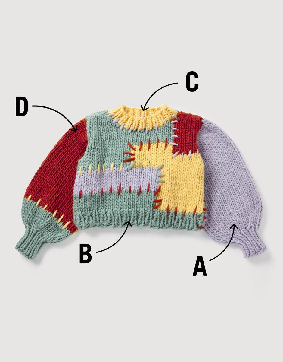 Pixie Patchwork Sweater