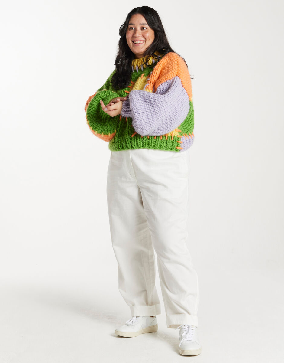 Pixie Patchwork Sweater