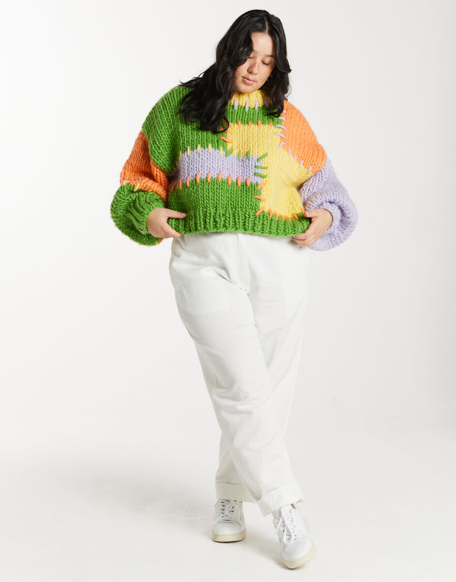 Pixie Patchwork Sweater