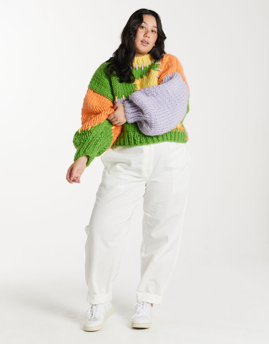 Pixie Patchwork Sweater