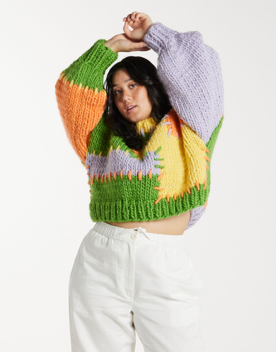 Pixie Patchwork Sweater