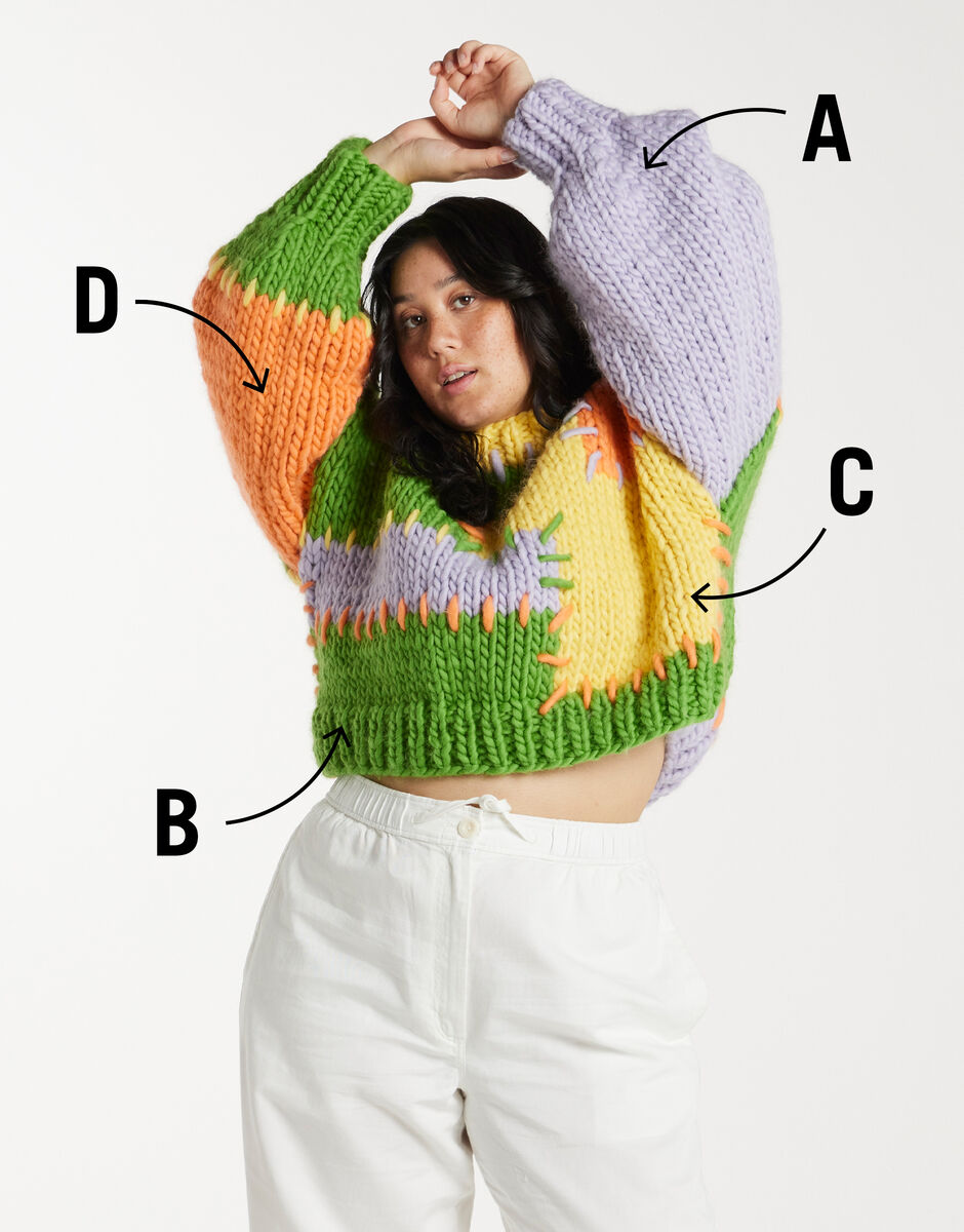 Pixie Patchwork Sweater