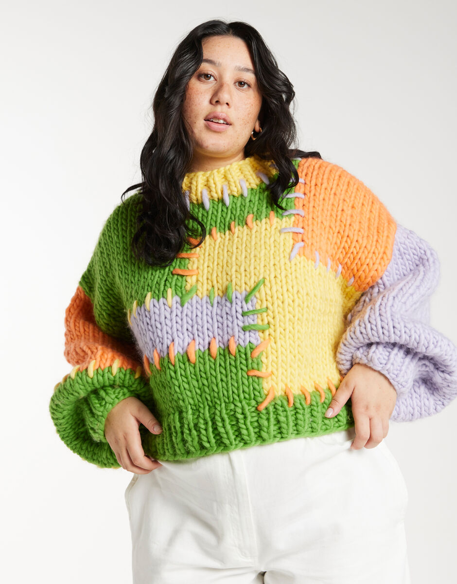 Pixie Patchwork Sweater