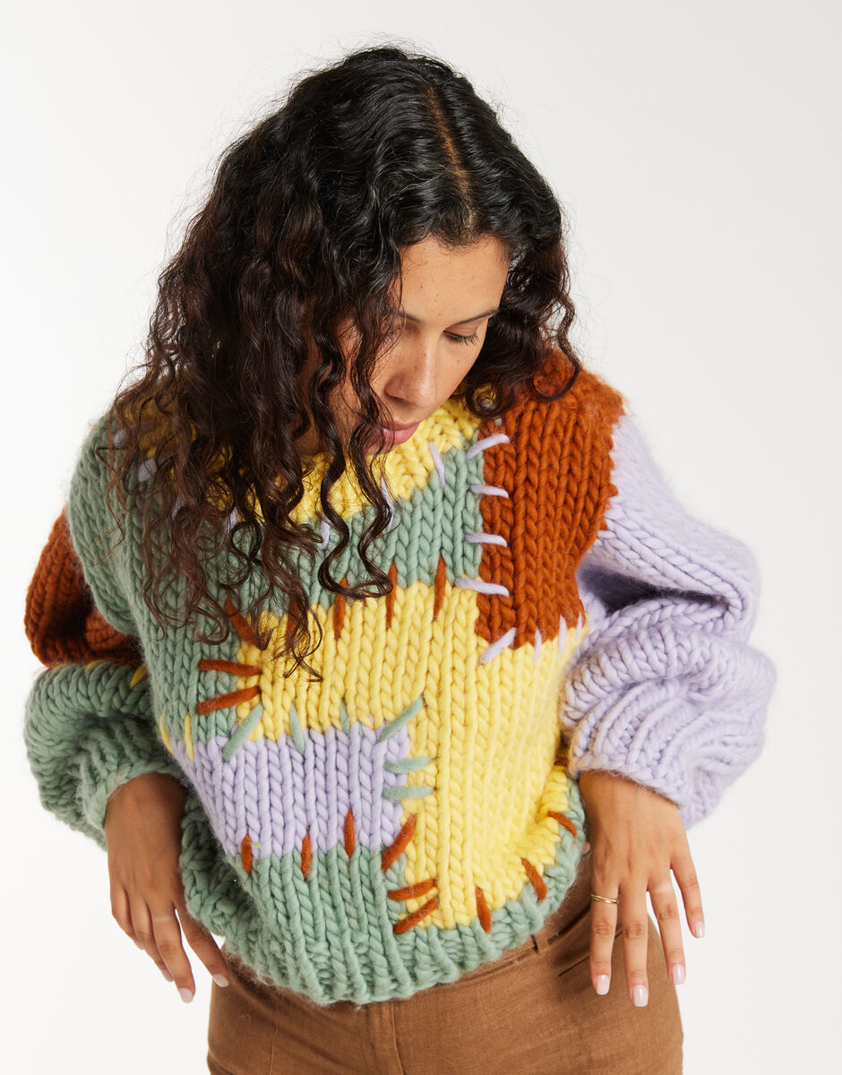 Pixie Patchwork Sweater