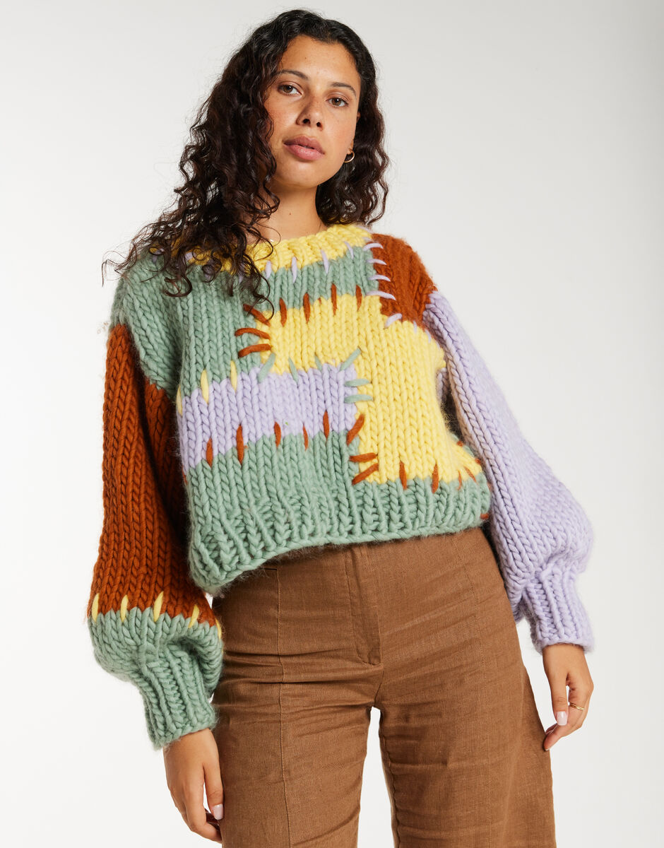 Pixie Patchwork Sweater