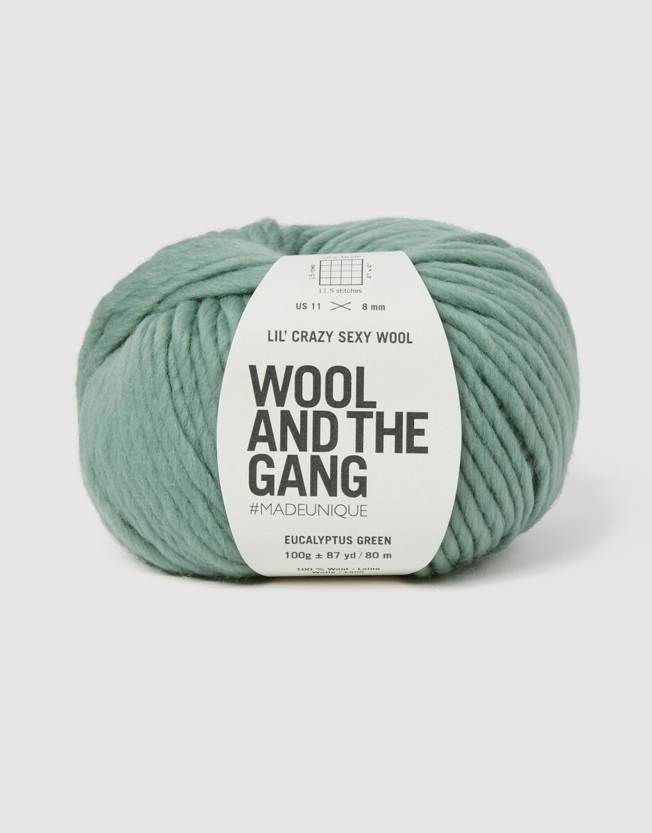 Lil' Crazy Sexy Wool Eucalyptus Green