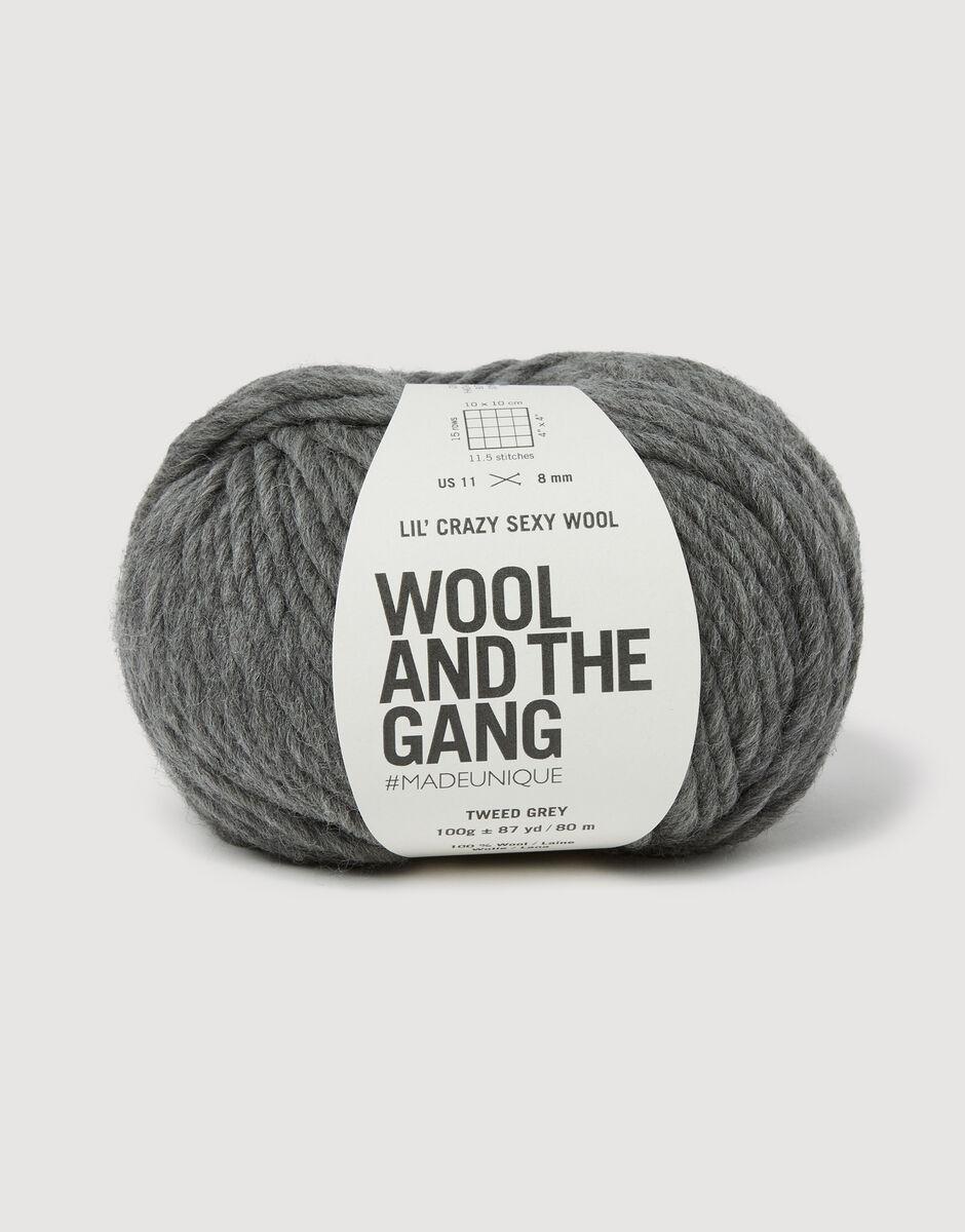 Lil' Crazy Sexy Wool Tweed Grey